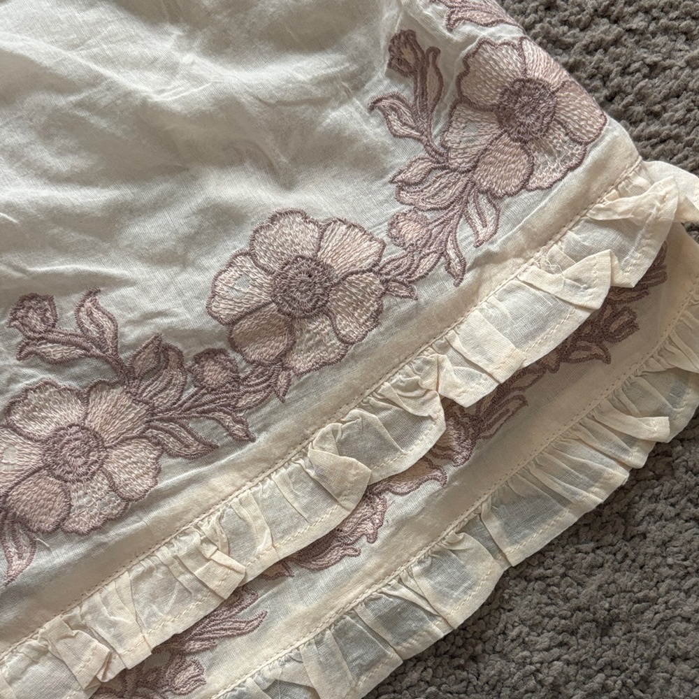 Free People Intimately Bali Sail Away Romper-Pearled Ivory Combo, S, NWOT - Picture 6 of 7